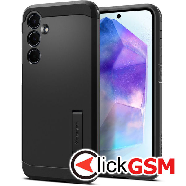Spigen - Tough Armor - Samsung Galaxy A55 5G - Black