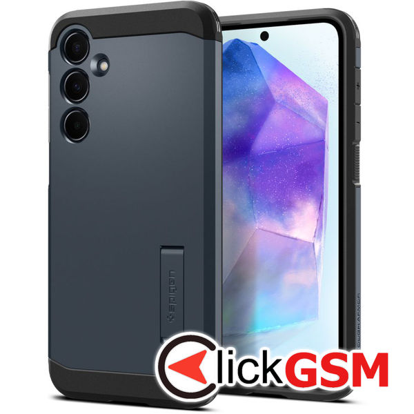 Spigen - Tough Armor - Samsung Galaxy A55 5G - Metal Slate