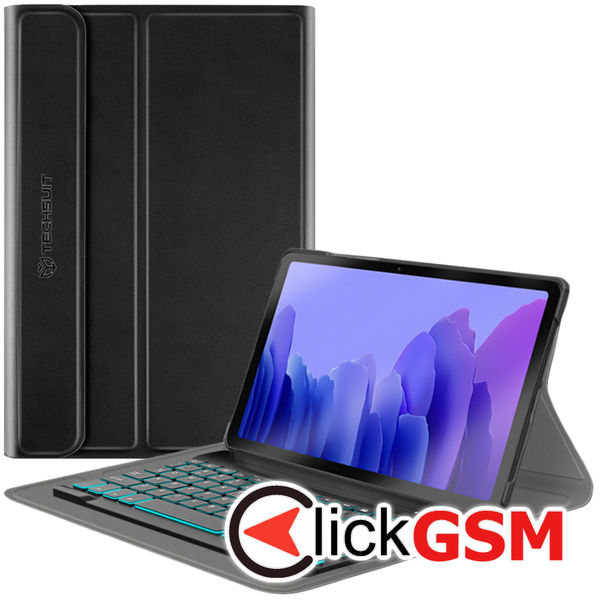 Techsuit - CozyTab Case (with RGB Wireless Magnetic Keyboard) - Samsung Galaxy Tab A7 10.4 2020 T500/T505?- Black