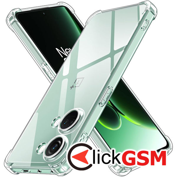 Techsuit - Shockproof Clear Silicone - OnePlus Nord?3 - Clear