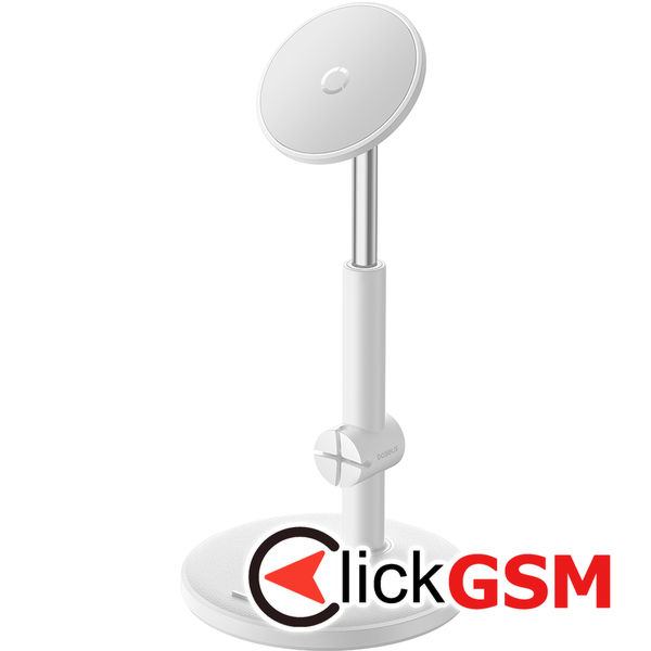 Baseus - Desk Holder MagPro (B10564100211-00) - Magnetic Grip for Phone and Tablet - White