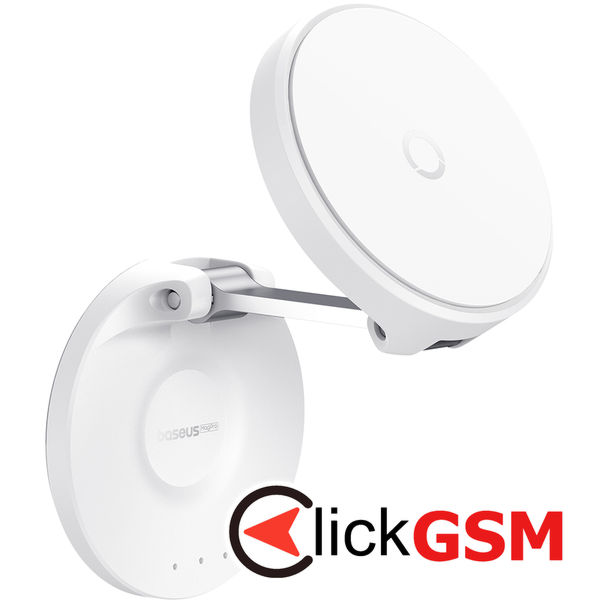 Baseus - Desk Holder MagPro (B10564101211-00) - Foldable Phone Mount - White