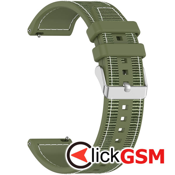 Techsuit - Watchband 20mm (W051) - Samsung Galaxy Watch 4/5/Active 2, Huawei Watch GT 3 (42mm)/GT 3 Pro (43mm) - Green