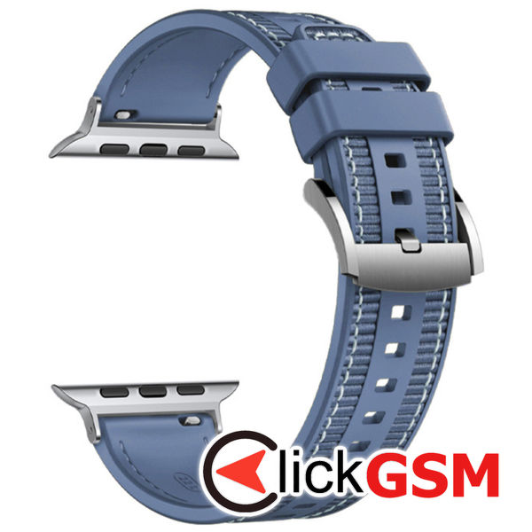 Techsuit - Watchband 32mm (W051) - Apple Watch 1/2/3/4/5/6/7/8/9/SE/SE 2 (38/40/41mm) - Dark Blue