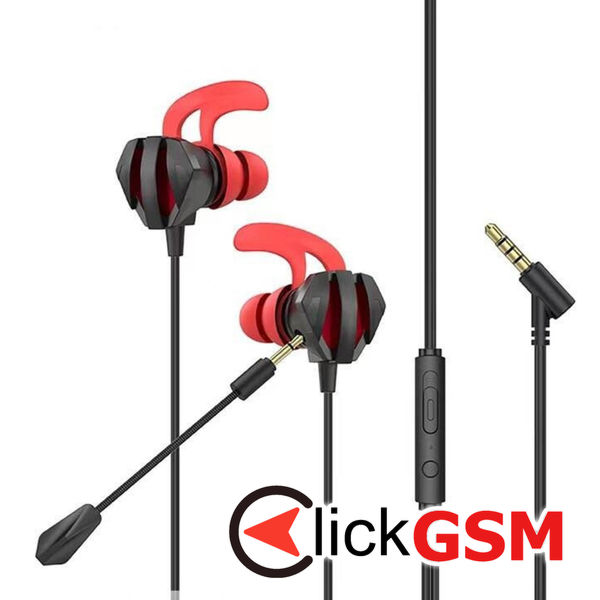 Hoco - Wired Earphones Sharp (M105) - Jack 3.5mm, with Microphone, for Gaming, 1.2m - Black