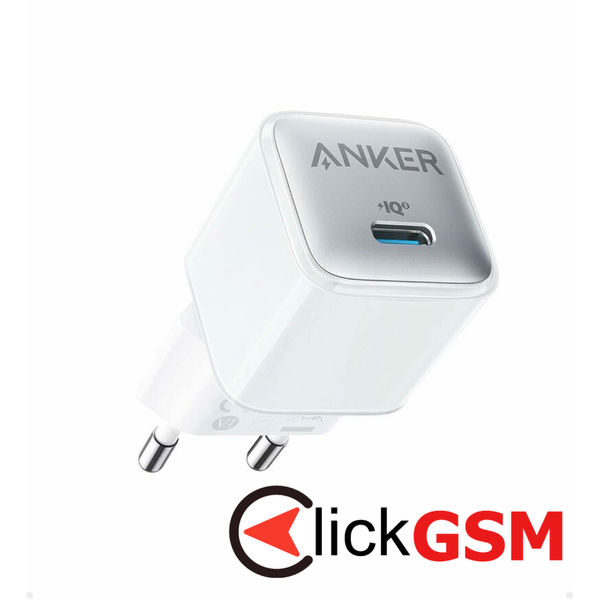 Anker - Wall Charger 512, Nano 3 (A2346G21) - Type-C, 20W, PowerIQ 3.0 - White