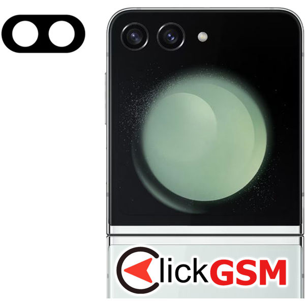 Techsuit - Full Camera Glass - Samsung Galaxy Z Flip6 - Black