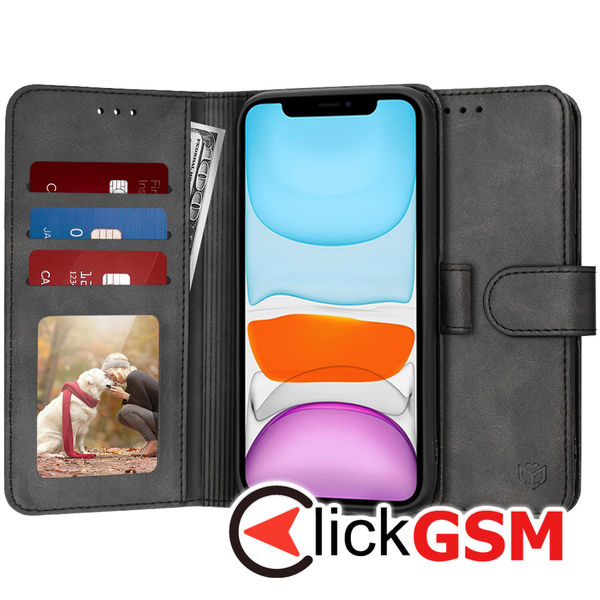 Techsuit - Diary Book - iPhone 11 - Black