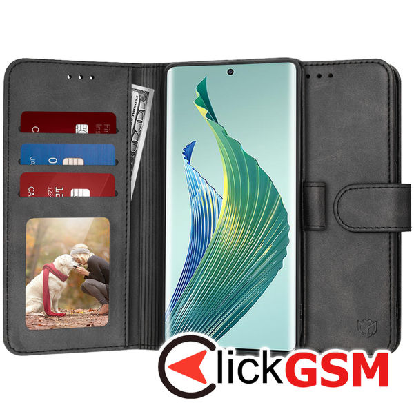 Techsuit - Diary Book - Honor Magic5 Lite - Black