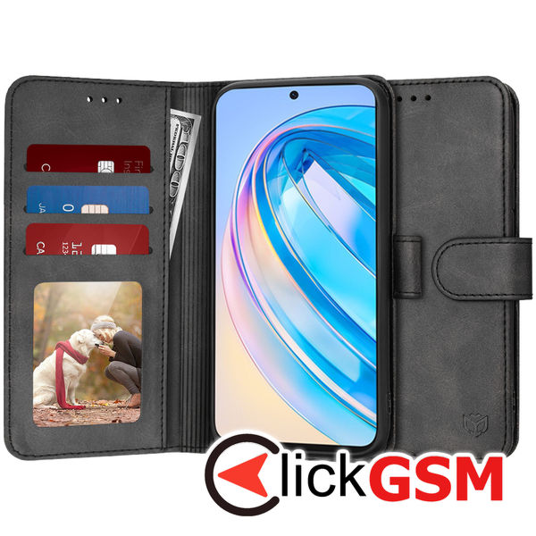 Techsuit - Diary Book - Honor X8a - Black