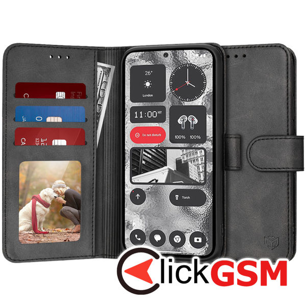 Techsuit - Diary Book - Nothing Phone (2) - Black