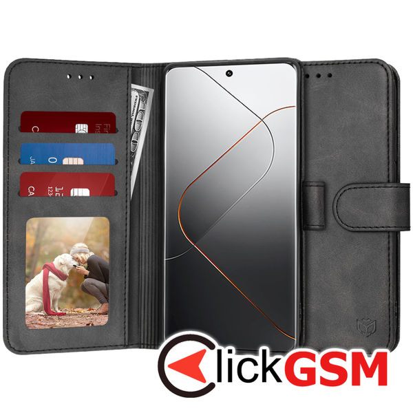 Techsuit - Diary Book - Xiaomi 14 Pro - Black