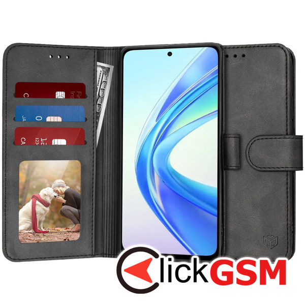 Techsuit - Diary Book - Honor X7b / X7b 5G / 90 Smart - Black