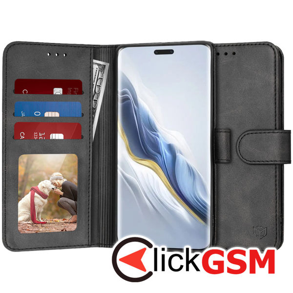 Techsuit - Diary Book - Honor Magic6 Pro - Black