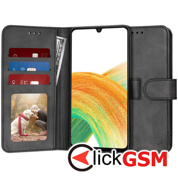 Techsuit - Diary Book - Samsung Galaxy A33 5G - Black