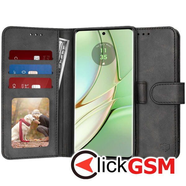 Techsuit - Diary Book - Motorola Edge 40 / Edge (2023) - Black