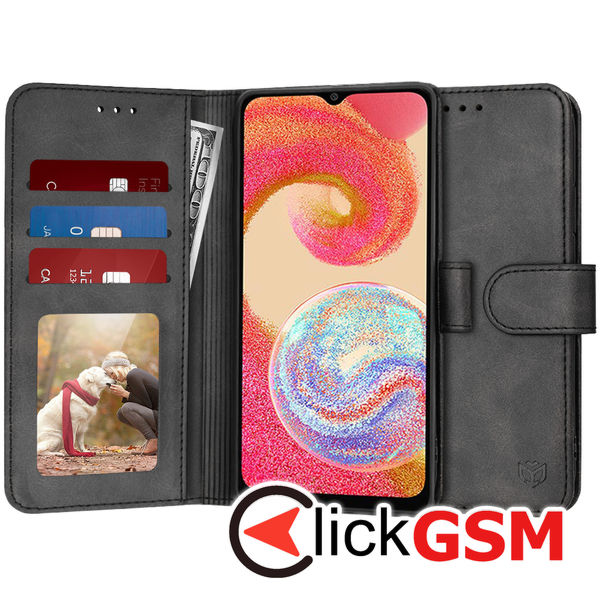 Techsuit - Diary Book - Samsung Galaxy A04e / M04 - Black