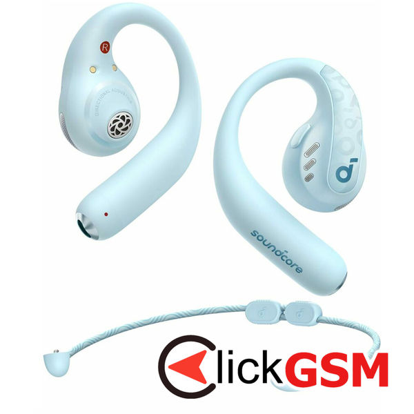 Anker - Wireless Earbuds SoundCore AeroFit Pro (A3871G61) - for Sport, Bluetooth, Waterproof - Blue