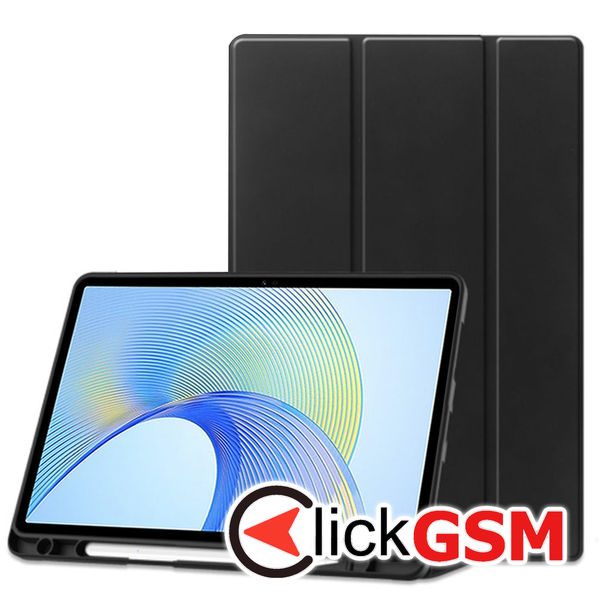 Techsuit - Flex Trifold (with Pencil Holder) - Honor Pad X9 / X8 Pro - Black