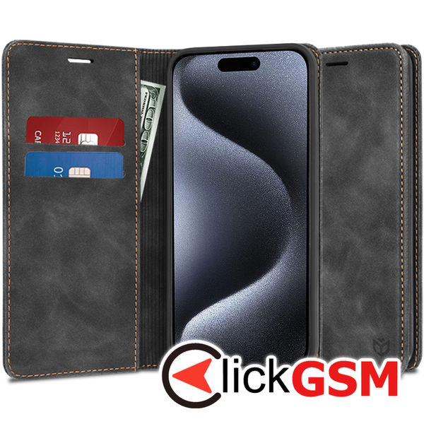 Techsuit - Confy Cover - iPhone 15 Pro - Black