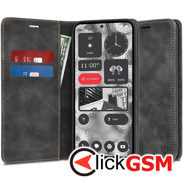 Techsuit - Confy Cover - Nothing Phone (2) - Black