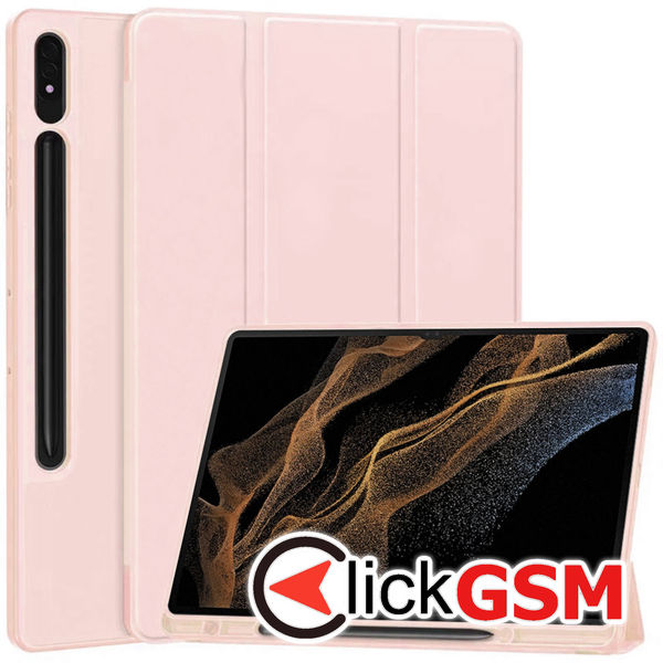 Techsuit - Flex Trifold - Samsung Galaxy Tab S8 Ultra - Pink
