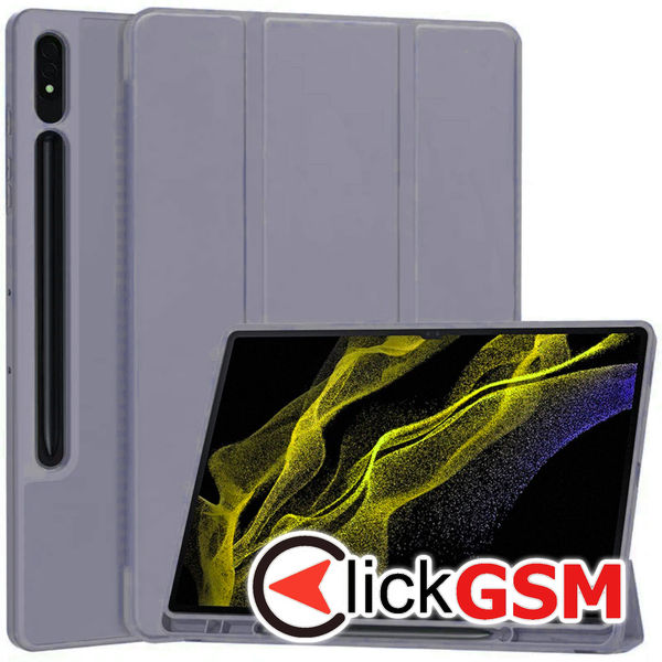 Techsuit - Flex Trifold - Samsung Galaxy Tab S8 Ultra - Purple