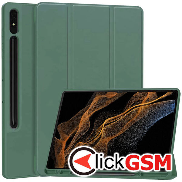 Techsuit - Flex Trifold - Samsung Galaxy Tab S8 Ultra - Green