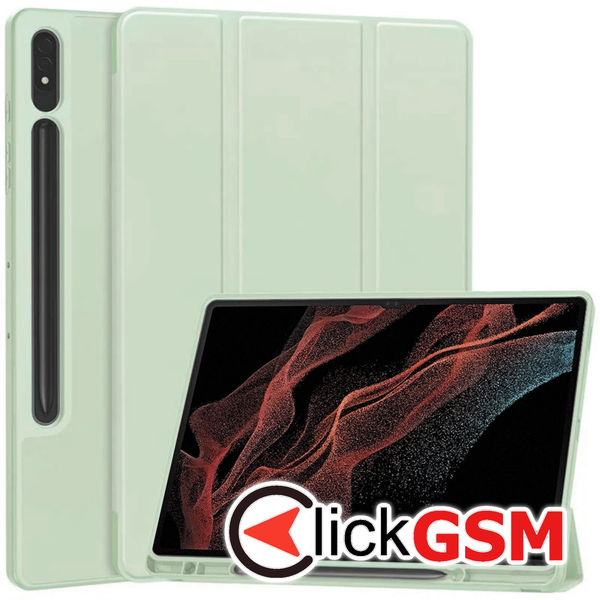Techsuit - Flex Trifold - Samsung Galaxy Tab S8 Ultra - Matcha Green