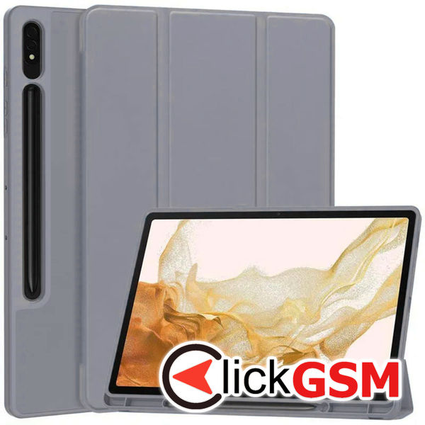 Techsuit - Flex Trifold - Samsung Galaxy Tab S7 Plus / S8 Plus - Purple