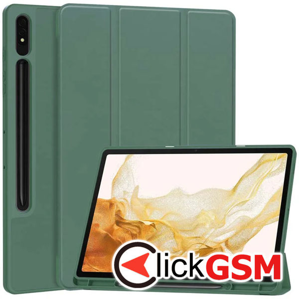 Techsuit - Flex Trifold - Samsung Galaxy Tab S7 Plus / S8 Plus - Green