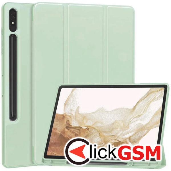 Techsuit - Flex Trifold - Samsung Galaxy Tab S7 Plus / S8 Plus - Matcha Green