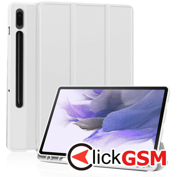 Techsuit - Flex Trifold - Samsung Galaxy Tab S7 FE - Gray