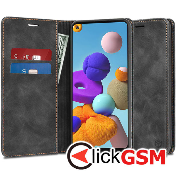 Techsuit - Confy Cover - Samsung Galaxy A21s - Black