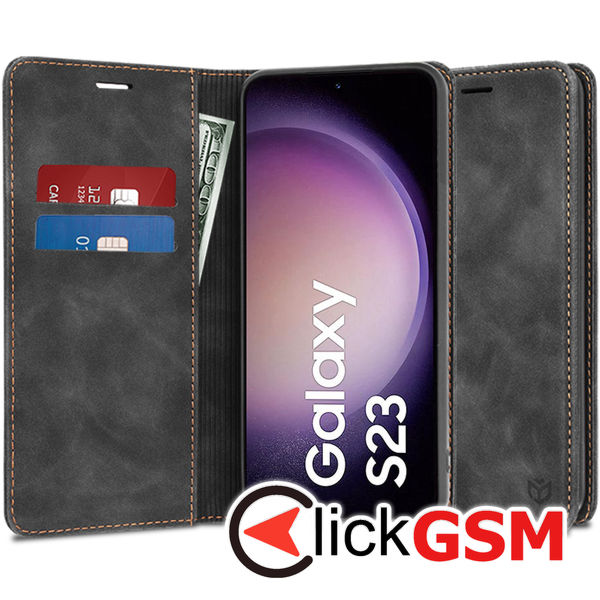 Techsuit - Confy Cover - Samsung Galaxy S23 - Black