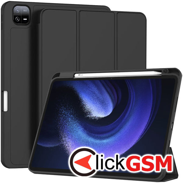 Techsuit - Flex Trifold - Xiaomi Pad 6 / Pad 6 Pro - Black