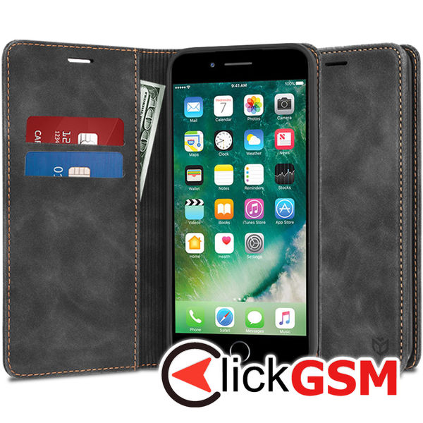 Techsuit - Confy Cover - iPhone 7 Plus / 8 Plus - Black