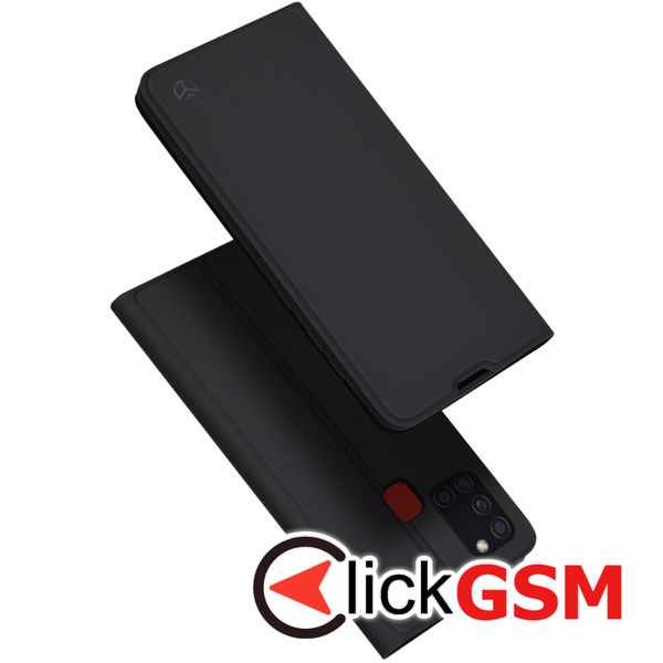 Techsuit - Magskin Book - Samsung Galaxy A21s - Black