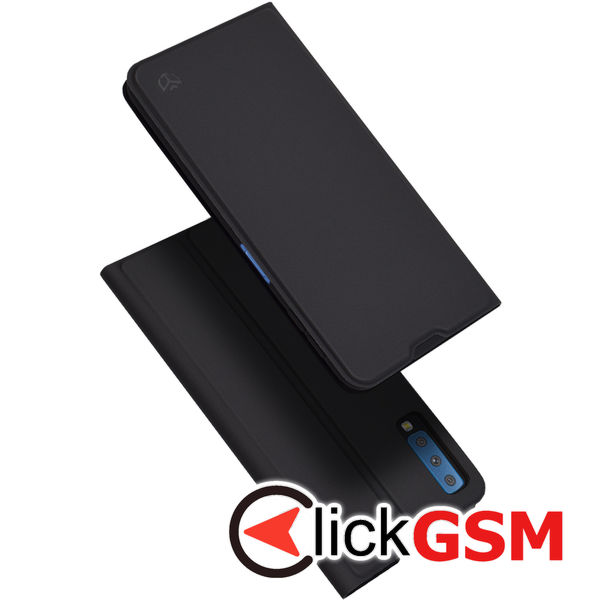 Techsuit - Magskin Book - Samsung Galaxy A7 2018 - Black