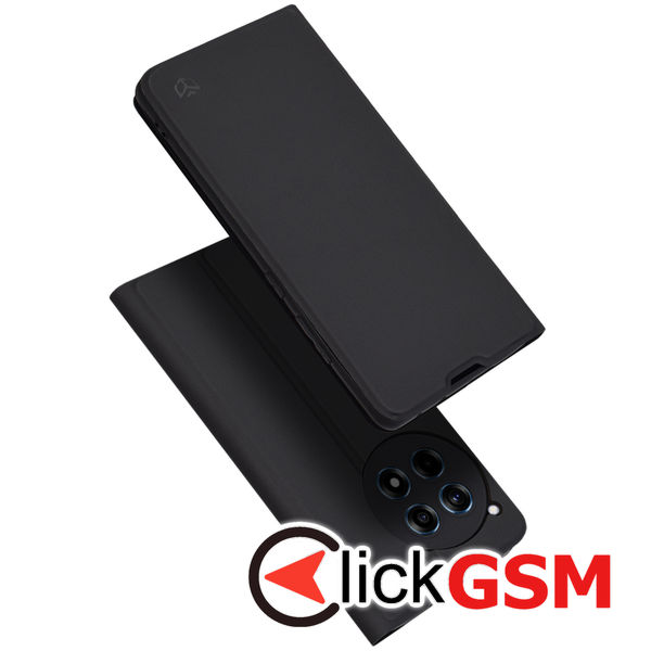 Techsuit - Magskin Book - OnePlus 12R - Black