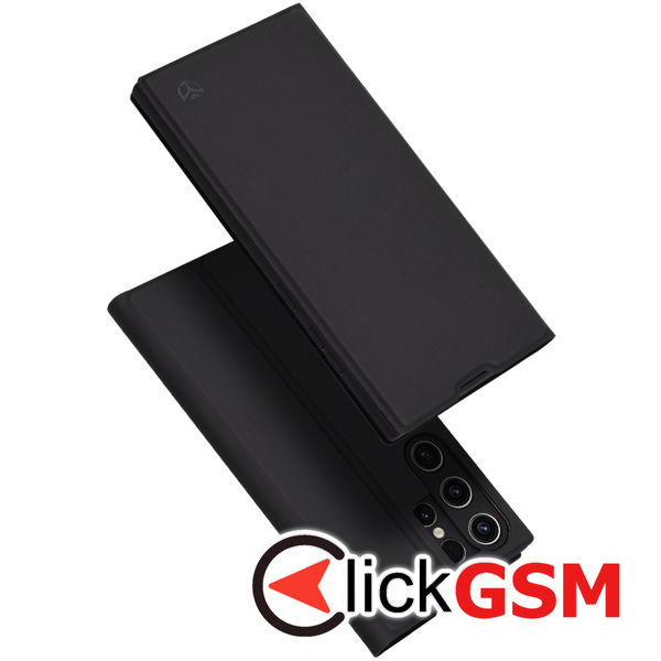 Techsuit - Magskin Book - Samsung Galaxy S23 Ultra - Black