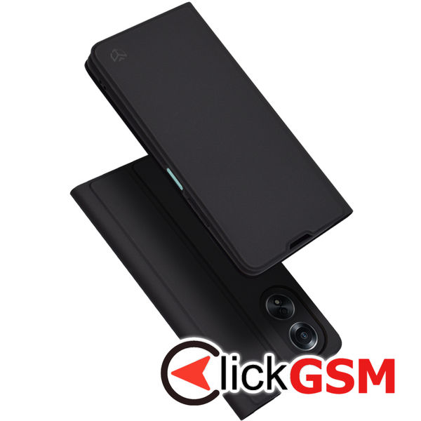 Techsuit - Magskin Book - Oppo A58 4G - Black