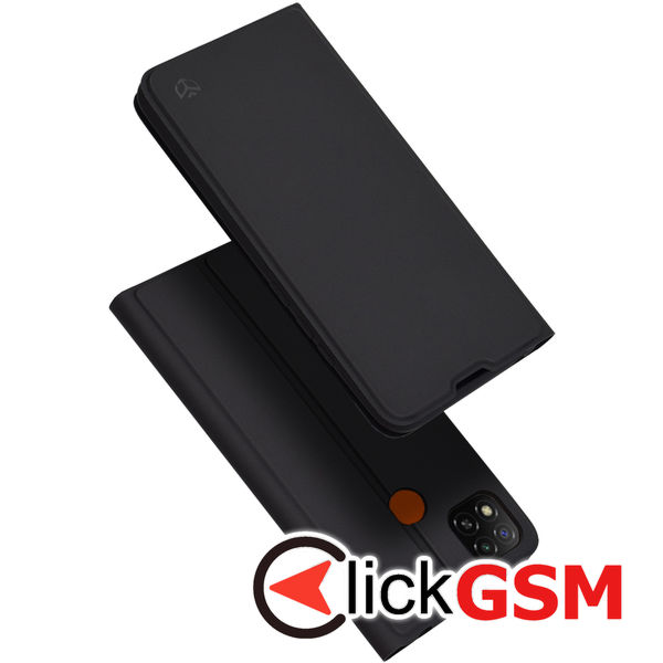 Techsuit - Magskin Book - Xiaomi Redmi 9C / Redmi 9C NFC - Black