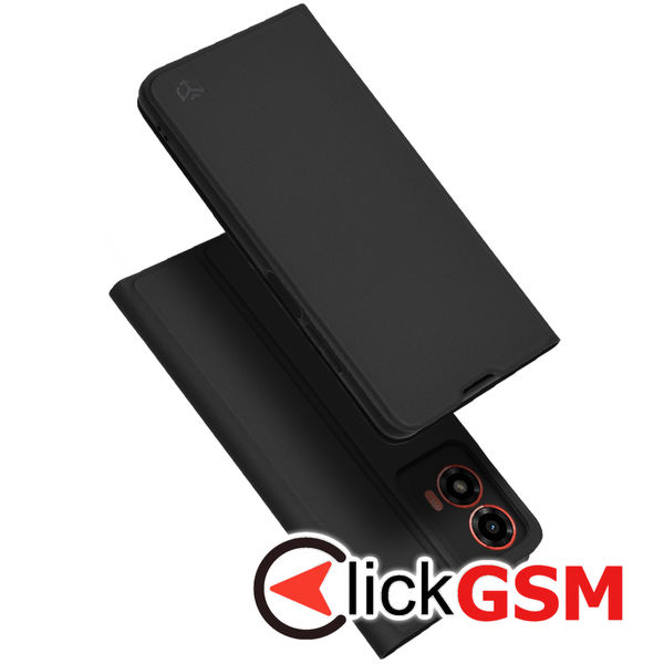 Techsuit - Magskin Book - Motorola Moto G04 / Moto G24 - Black