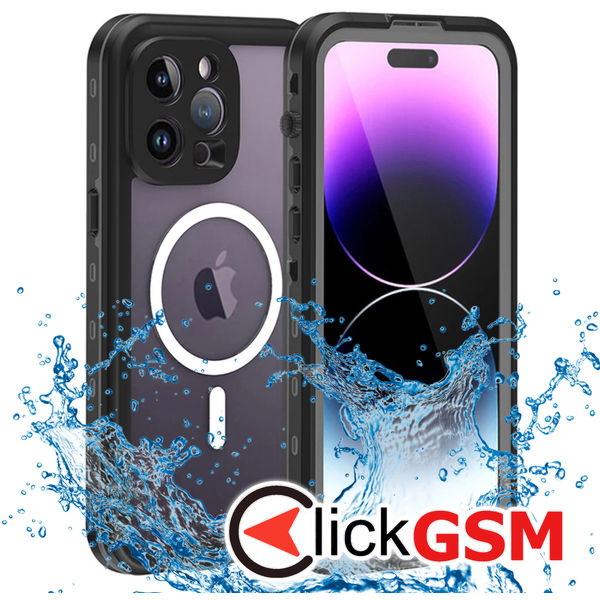 ShellBox - Waterproof IP68 Case - iPhone 14 Pro Max - Black