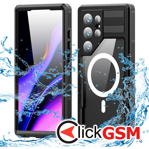 ShellBox - Waterproof IP68 Case - Samsung Galaxy S24 Ultra - Black