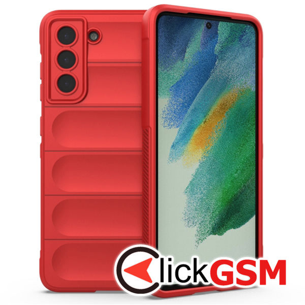 Techsuit - Magic Shield - Samsung Galaxy S21 FE 5G - Red