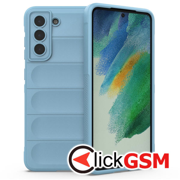 Techsuit - Magic Shield - Samsung Galaxy S21 FE 5G - Bleu