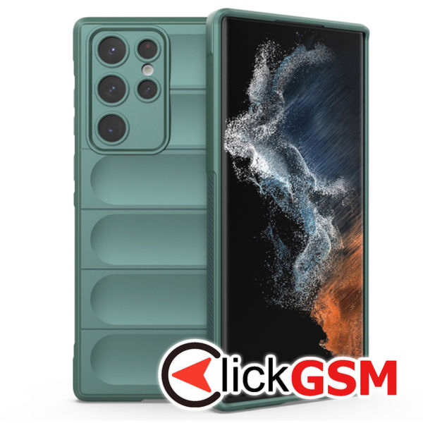 Techsuit - Magic Shield - Samsung Galaxy S22 Ultra 5G - Green