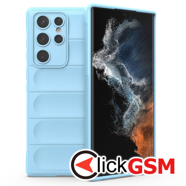 Techsuit - Magic Shield - Samsung Galaxy S22 Ultra 5G - Bleu